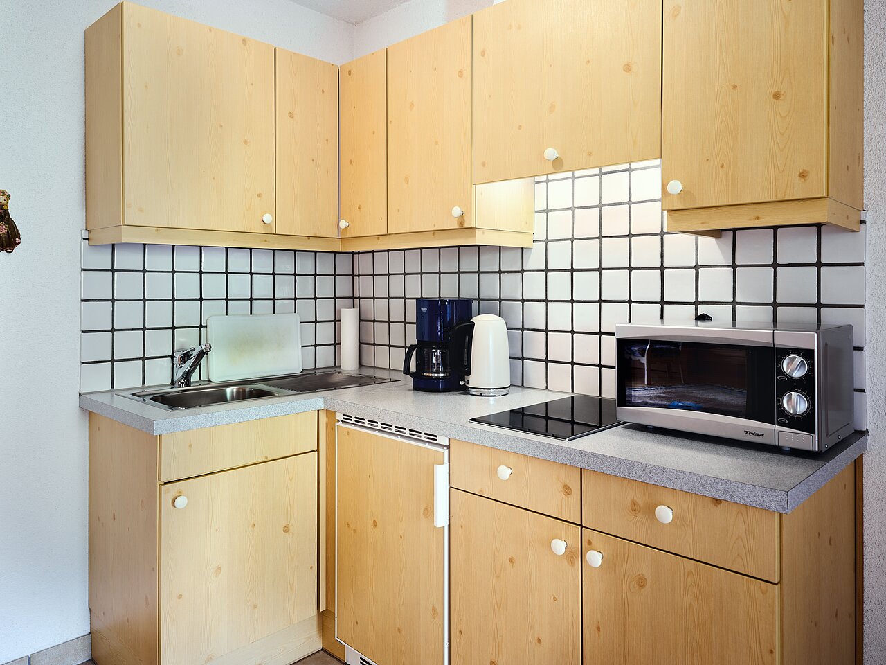 Blick auf die Küchenzeile